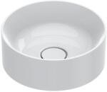 CATALANO Zero mosdótál 32x32 cm kerek mosdótálak fehér fényes 0122320001 (0122320001)