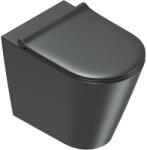 CATALANO Zero wc csésze álló dilettációs szivacs nélkül fekete matt 0114550022