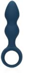 Loveline Dop Anal Small Teardrop, Silicon, Albastru, 13.2 cm
