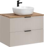 Comad Készlet szekrény Comad Adel Cashmere ADEL CASHMERE 82-80-2S, mosdótál Comad Smile UM-6252SMILE40DP, BLAT UN. 89-80-B WOTAN (SETADCBWOTAN80CMSMILE40)