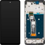 Motorola Piese si componente Display cu Touchscreen Motorola Moto G24, cu Rama, Negru, Service Pack 5D68C23810 (5D68C23810) - pcone