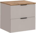 Comad Készlet szekrény Comad Adel Cashmere ADEL CASHMERE 82-60-2S, szekrény feletti pult Comad Adel Oak BLAT UN. 89-60-B WOTAN