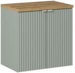 Comad Készlet szekrény Comad Line Reed Green LINE REED GREEN D 82-60-2D, pult Comad Nova Oak NOVA OAK A 89-60 (SETLRGBOAK60CMD)