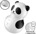 Satisfyer Pocket Panda - stimulator clitoridian cu unde de aer - negru (4061504065878) Vibrator