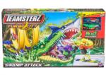 HTI Set de joca pista cu 2 masini, Teamsterz, Turbo City, Swamp Attack
