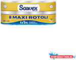  Toalettpapír 3 rétegű kistekercses 100% cellulóz 155 lap/tekercs 8 tekercs/csomag Soavex Maxi Rotoli_Paperdi (58866)
