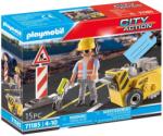 Playmobil - Set Cadou Dispozitiv De Taiere Asfalt (4008789711854)