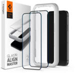 Apple Spigen AlignMaster Glas. tR Apple iPhone 12/12 Pro Tempered kijelzővédő fólia (2db) (AGL01802) - phoner