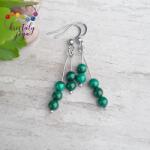 Kristály Jóga Shop Malachit 4 mm-es ásvány fülbevaló