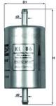 MAHLE filtru combustibil MAHLE KL 86 (KL 86) - automobilus