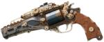 Howcat Puzzle 3D, Revolver clasic negru, HC, lemn, 176 piese