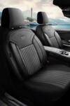 PANDA-CSC Huse auto PRAG negru-gri compatibile cu PEUGEOT BIPPER