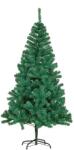  Brad de Craciun artificial cu suport inclus Flippy, 120 cm, 240 ramuri/varfuri, material plastic, suport clasic, fara iluminare, utilizat pentru interior/exterior, verde (125176)