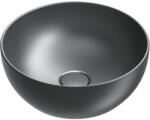 CATALANO Green mosdótál 40x40 cm kerek mosdótálak fekete matt 0423400022 (0423400022)