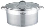 BOHMANN Cratita din inox cu capac, 24x13cm, capac sticla termorezistent, compatibil inductie, Bohmann (BH 1324)