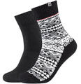 Skechers Sport zoknik 2PPK Men Casual Fashion Jacquard Socks Fekete 39 / 42