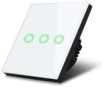 Maclean mce705w érintésvezérelt led kapcsoló, üveg, fehér (65287)