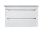 TMP cabinets Sharp 80 fali bútor Sanovit Soft 13080 porcelán mosdóval (800869)