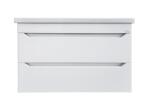 TMP cabinets Sharp 100 fali bútor Sanovit Soft 13100 porcelán mosdóval (400867)