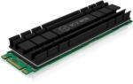 RaidSonic IB-M2HS-701 M. 2 NVMe SSD Hűtőborda/hűtő Fekete 1 db (60361)