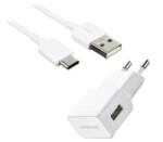 Samsung USB-A hálózati töltő + USB-A - USB-C kábel fehér 'Gigapack csomagolás' (EP-TA50EWE_TYPEC) (EP-TA50EWE_TYPEC Giga)