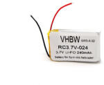 VHBW Drón akkumulátor Syma S107G, S108G-hez - 240 mAh 3, 7 V Li-Ion (800114439)