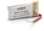 VHBW Drón akkumulátor UDI U841-1, U841-16, U843-hoz - 450 mAh 3, 7 V Li-Ion (800114442)