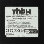 VHBW Elektromos kéziszerszámgép akkumulátor Einhell Power X-Change Agillo 18/200, Freelexo 1200 LCD multifunkcionális szerszámokhoz - 18V, Li-Ion, 1500mAh (889001188)