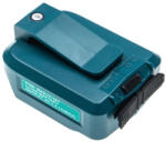 VHBW Akkumulátor adapter Makita ADP05 a Makita barkácseszközhöz + LED-kijelző (888202604)