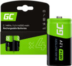 Green Cell akkumulátor / akku 4x C R14 HR14 Ni-MH 1.2V 4000mAh GR14