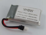 VHBW Drón akkumulátor Koome K300C Qdrocopterhez - 600 mAh 3, 7 V Li-Ion (800113821)