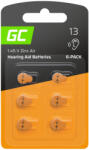 Green Cell 6x hallókészülék elem Type 13 P13 PR48 ZL2 Cink levegő típus HB02 (HB02)