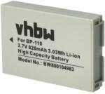 VHBW Videokamera akkumulátor Canon BP-110-hez - 800 mAh 3, 7 V Li-Ion (800104983)