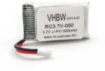 VHBW Drón akkumulátor 20C Qdcopterhez - 500 mAh 3, 7 V Li-Ion (800114441)