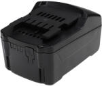VHBW Elektromos kéziszerszámgép akkumulátor Metabo 6.25455, 6.2410, 6.25454, 6.25346. 00 - 5000 mAh, 18 V, Li-Ion (888400091)