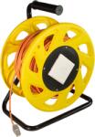 LogiLink S/FTP CAT7a Hosszabbító Kábeltekercs 90 m - NarancsSárga (CQ5090S)