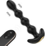 AnalTech Prémium anális dugó Austin golyókkal - 16 x 3.2 cm - szexvital