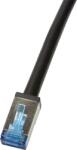 LogiLink S/FTP CAT6a Patch Kábel 7.5 m - Fekete