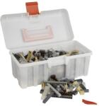 Q-BRICKS | 650 db-os vegyes, 100% kompatibilis építőkocka készlet anyag színekben (alapkockák)