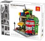 WANGE 6313 - BBQ étterem - Párizs, Franciaország építőjáték - 100% kompatibilis minden más kedvelt márkával