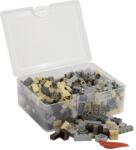 Q-BRICKS | 300 db-os vegyes, 100% kompatibilis építőkocka készlet anyag színekben (alapkockák)