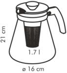 Tescoma TEO teáskanna, áztató szűrővel, 1.7 l (646624.00)