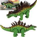  Ikonka interaktív Stegosaurus Dinó, műanyag, sétál, fénylik, ordít, 28x8x13cm (IKO-5903039742215)