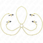 Kink 4 Nipple & Clit Clamps Adjustable Gold