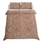 Heinner Set Pat Catifea Printata King Size Dust (hr-velvet3-dst) - emida Lenjerie de pat