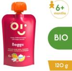 Beggs BIO Детска ориз с кисело мляко, банан, манго и малини (120 г)
