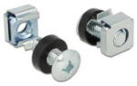EMTEX Set surub RACK, nichelat, punga 50 bucati - EMTEX (M6-50-EMT)