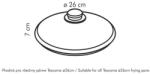 Tescoma UNICOVER Üvegfedő ø 26 cm (619026.00)