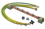 Deckro Kit de impamantare cu bara egalizatoare de potential cu 6x conexiuni, 4x cabluri diam. 4mm / lungime 40cm, DECKRO (DXGKUKIT1)