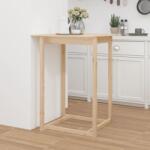 vidaXL tömör fenyőfa bárasztal 80 x 80 x 110 cm (822182) - vidaxl